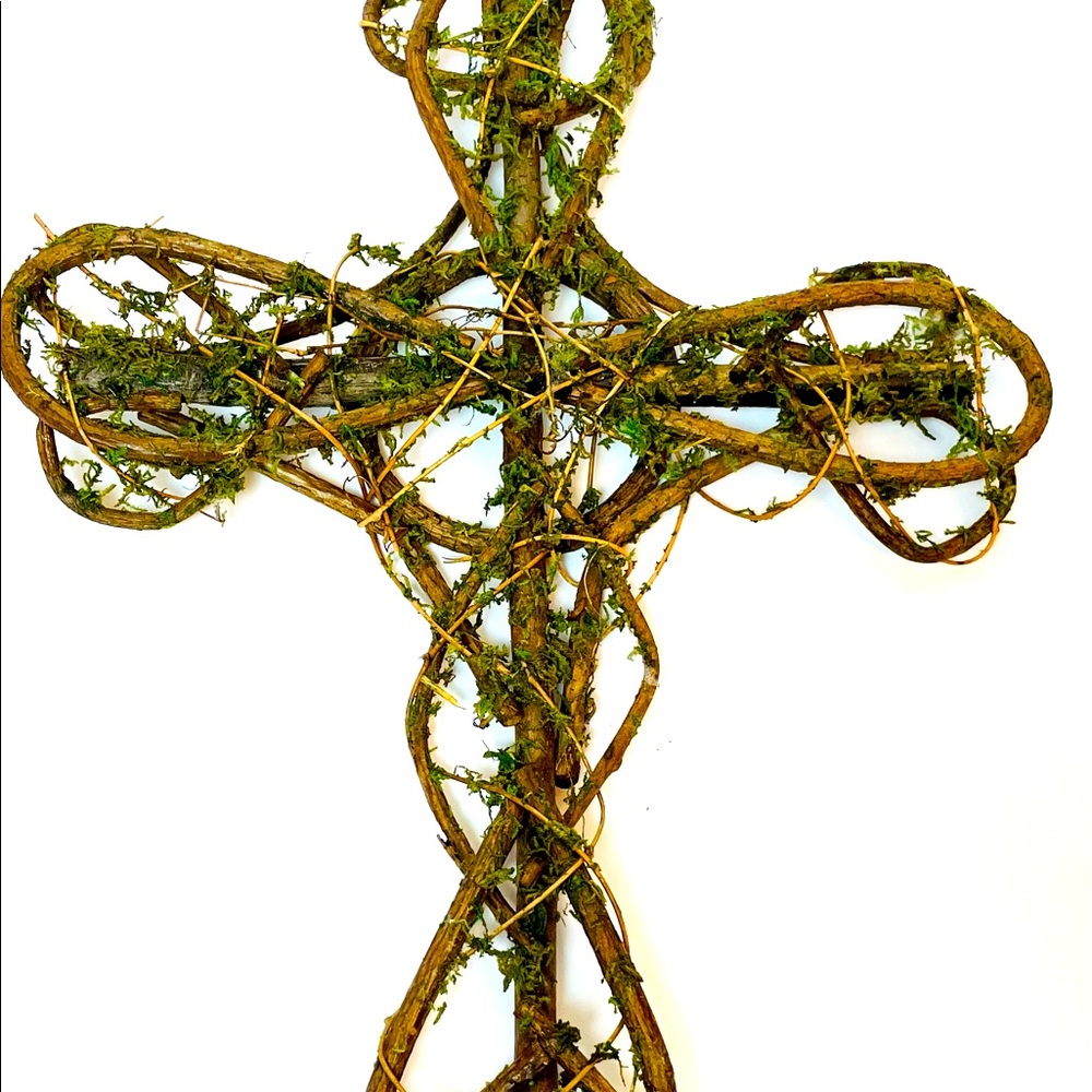 Wooden cross door hangar Easter 🐣